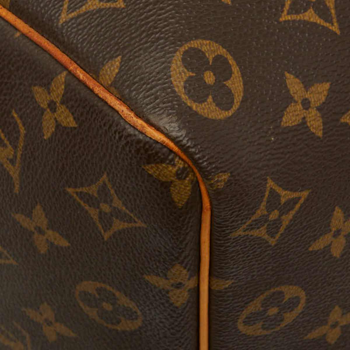 Louis Vuitton Monogram Brown Pvc Leather Boston Bag (Pre-Owned)
