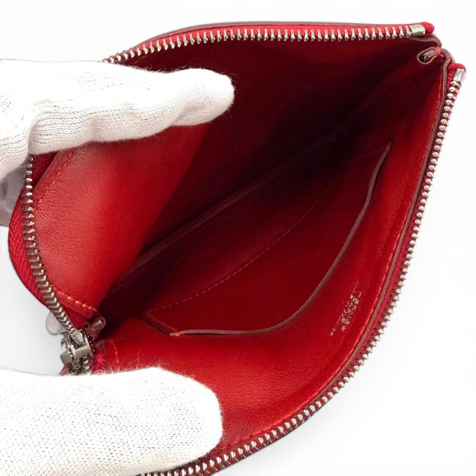 Hermes Pink Swift Leather Pouch (Pre-Owned)