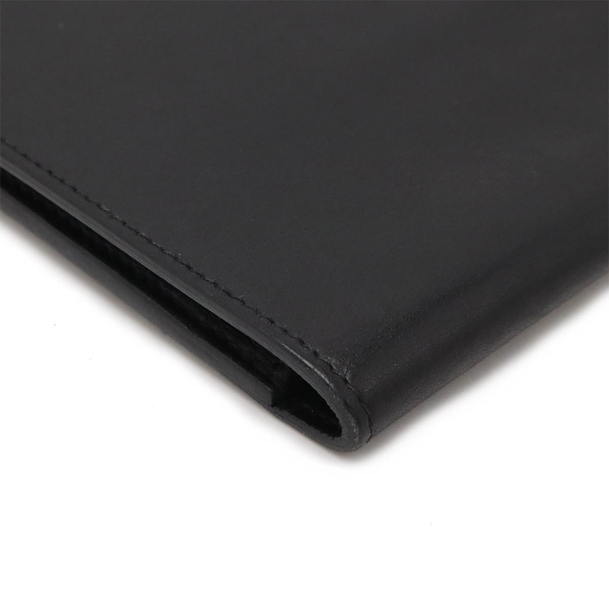 Hermes Black Evergrain Leather Long Wallet (Bi-Fold) (Pre-Owned)