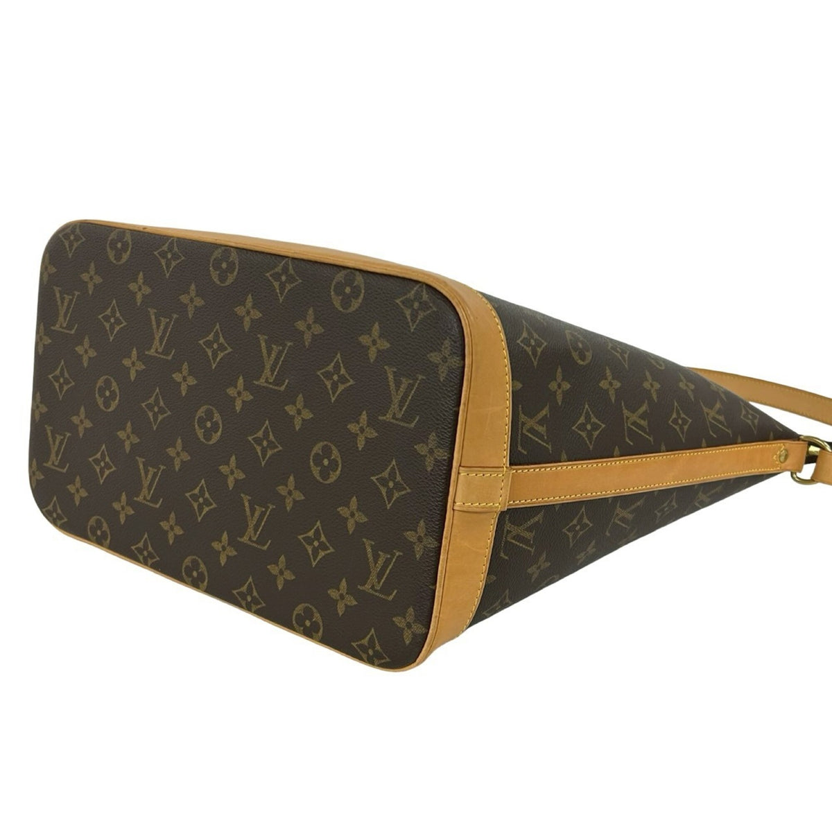 Louis Vuitton Brown Leather Pvc Pouch Shoulder Bag (Pre-Owned)
