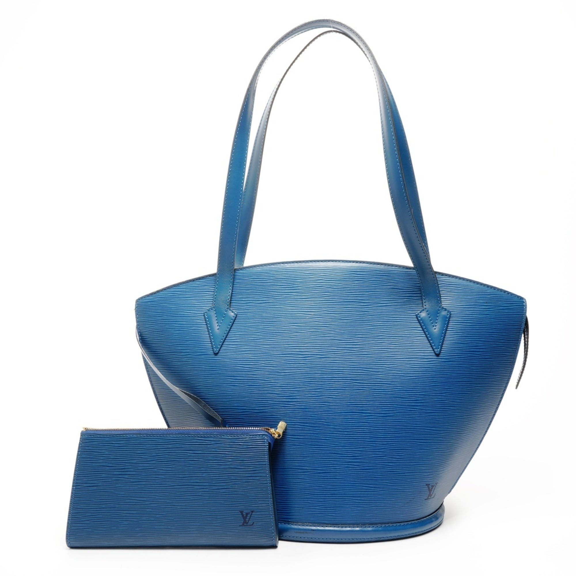 Louis Vuitton Blue Epi Leather Shoulder Bag (Pre-Owned)