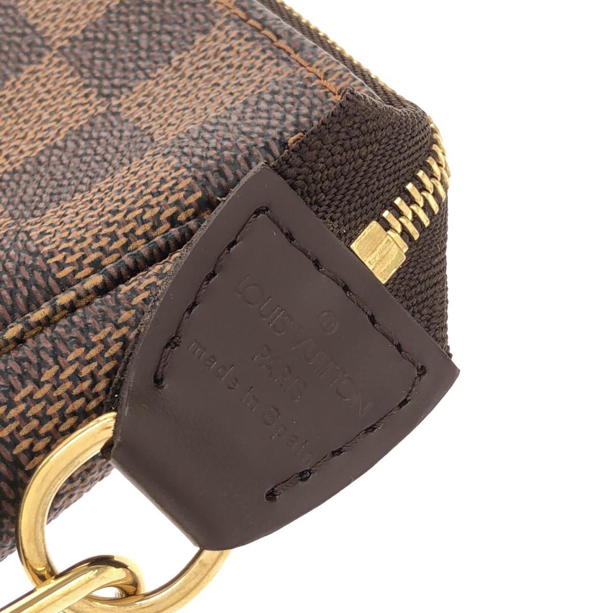 Louis Vuitton Damier Ebene Coated Canvas Pochette (Pre-Owned)