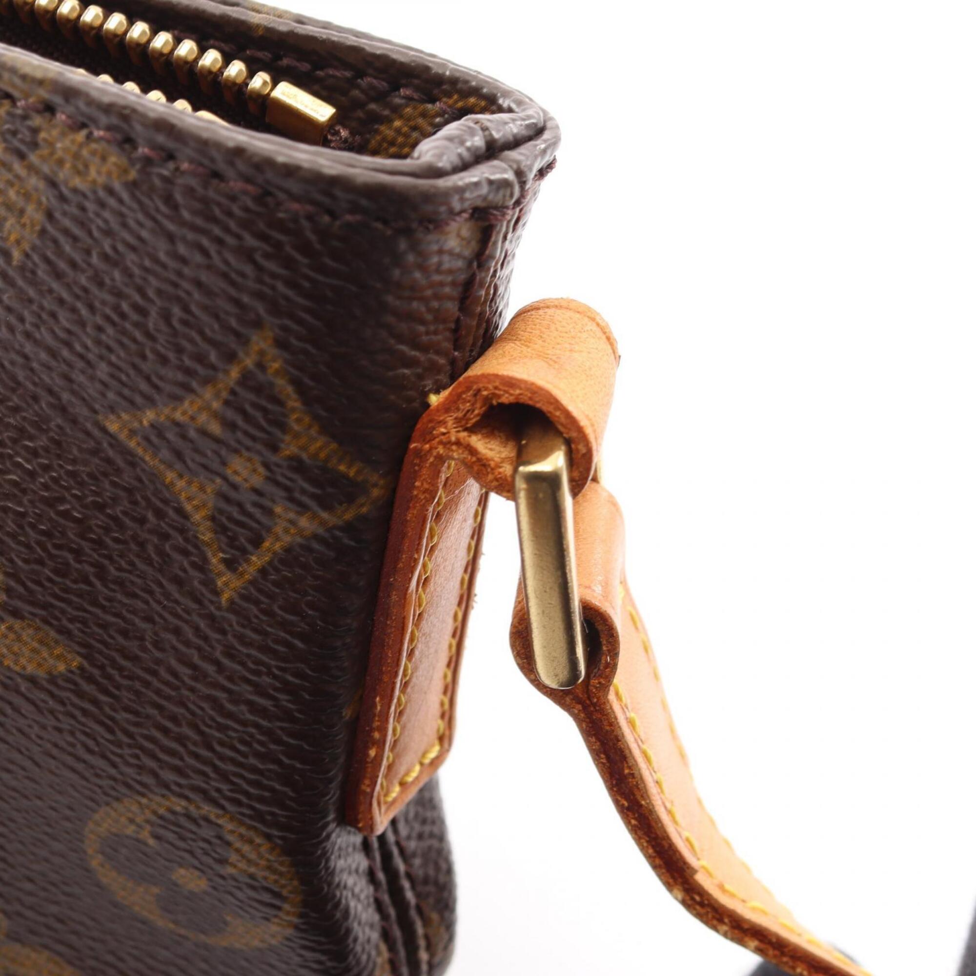 Louis Vuitton Brown Coated Canvas Pvc Monogram Leather Handbag Shoulder Bag (Pre-Owned)
