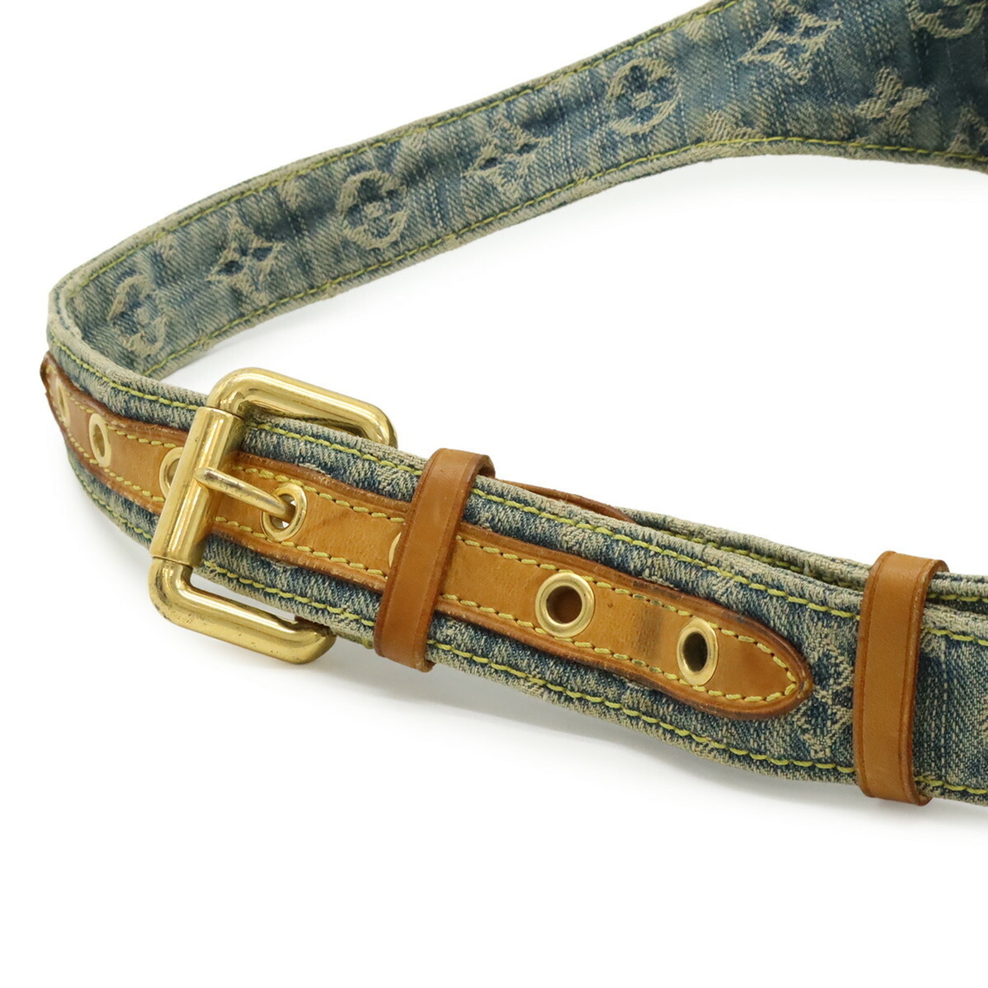 Louis Vuitton Blue Monogram Monogram Denim Fanny Pack Shoulder Bag (Pre-Owned)