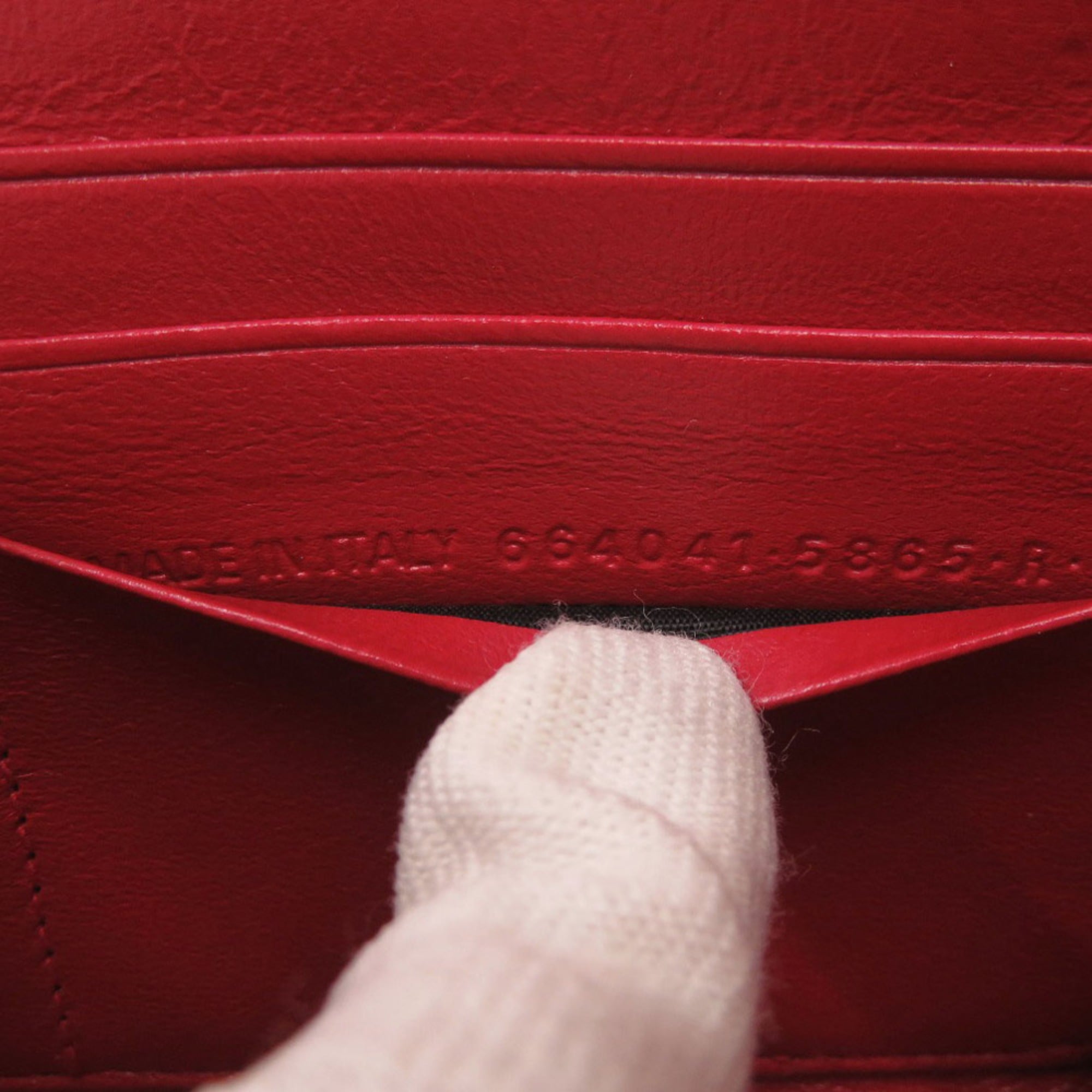 Balenciaga Pink Leather Long Wallet (Bi-Fold) (Pre-Owned)