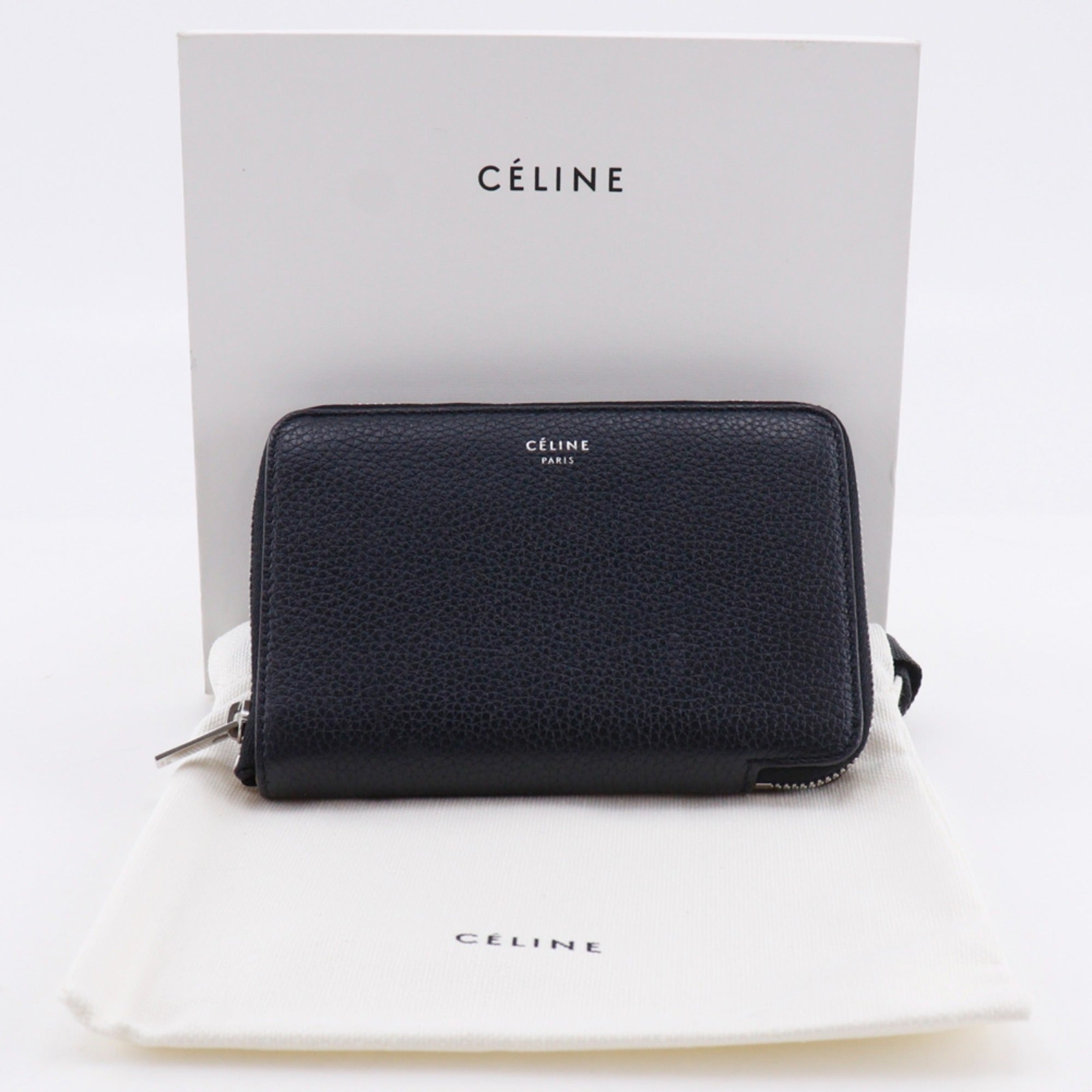 Celine Black Yellow Leather Wallet (Bi-Fold) (Pre-Owned)