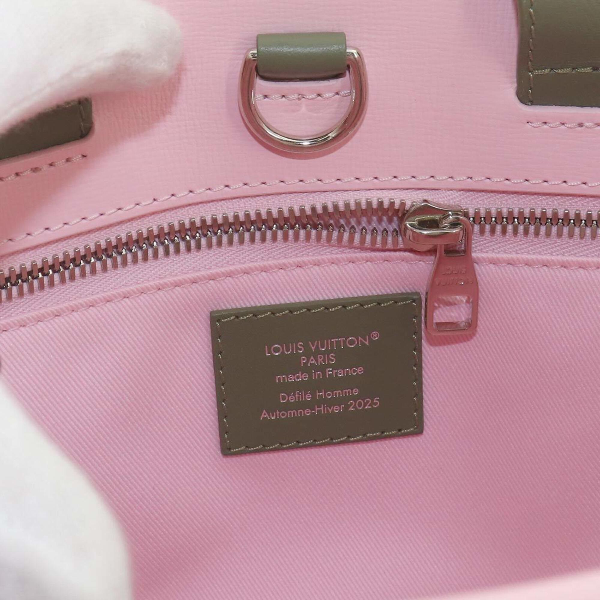 Louis Vuitton Pink Leather Handbag Tote Bag (Pre-Owned)