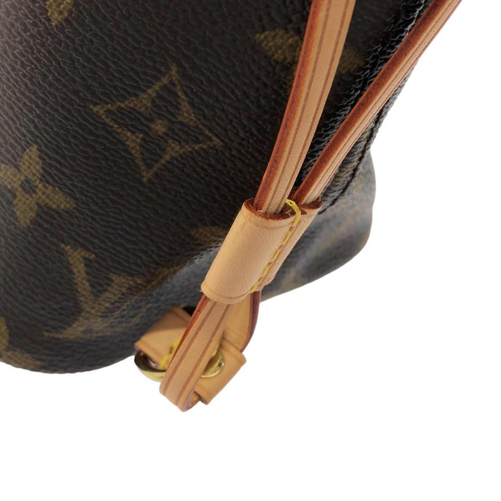 Louis Vuitton Marron Coated Canvas Handbag (Pre-Owned)