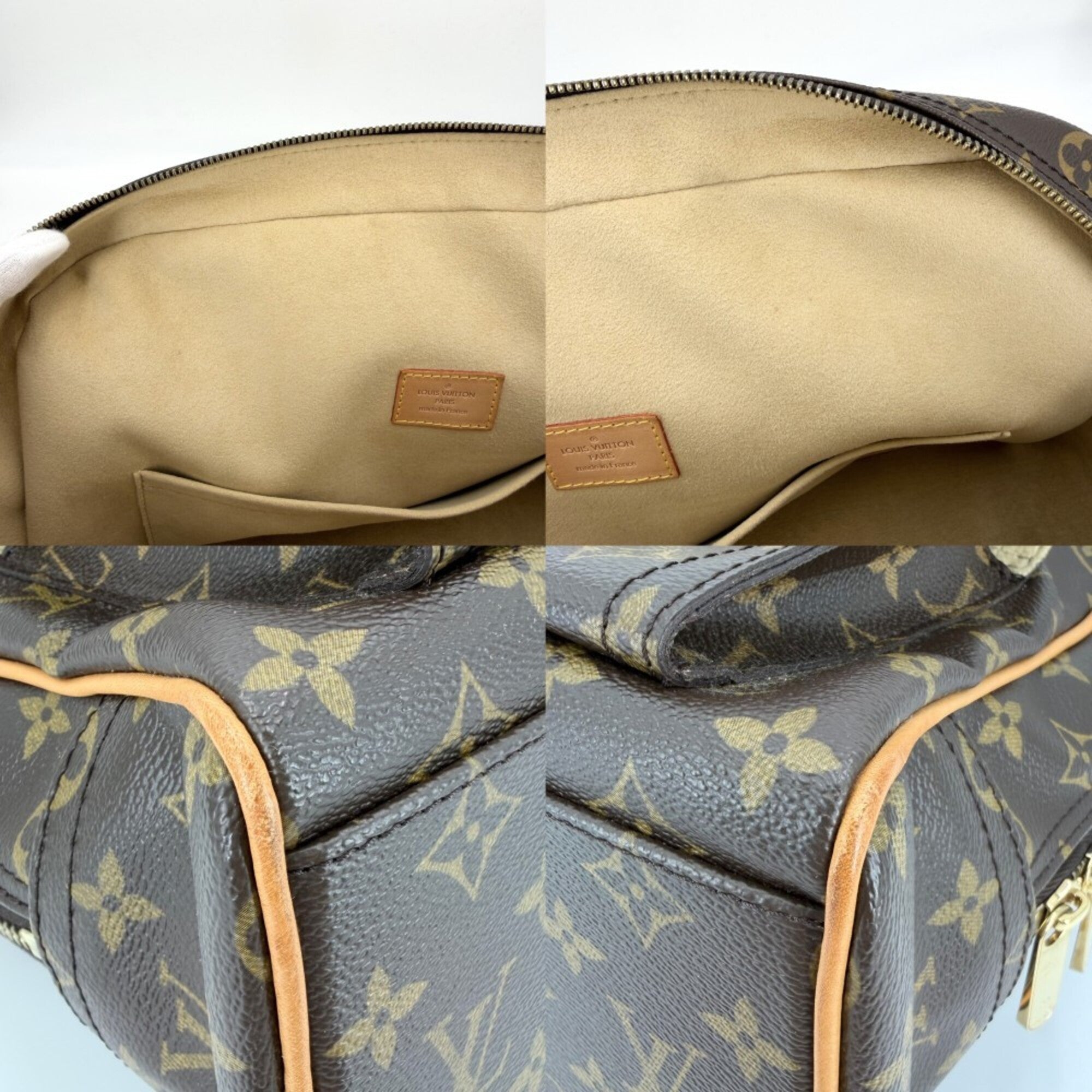 Louis Vuitton Brown Monogram Canvas Handbag (Pre-Owned)