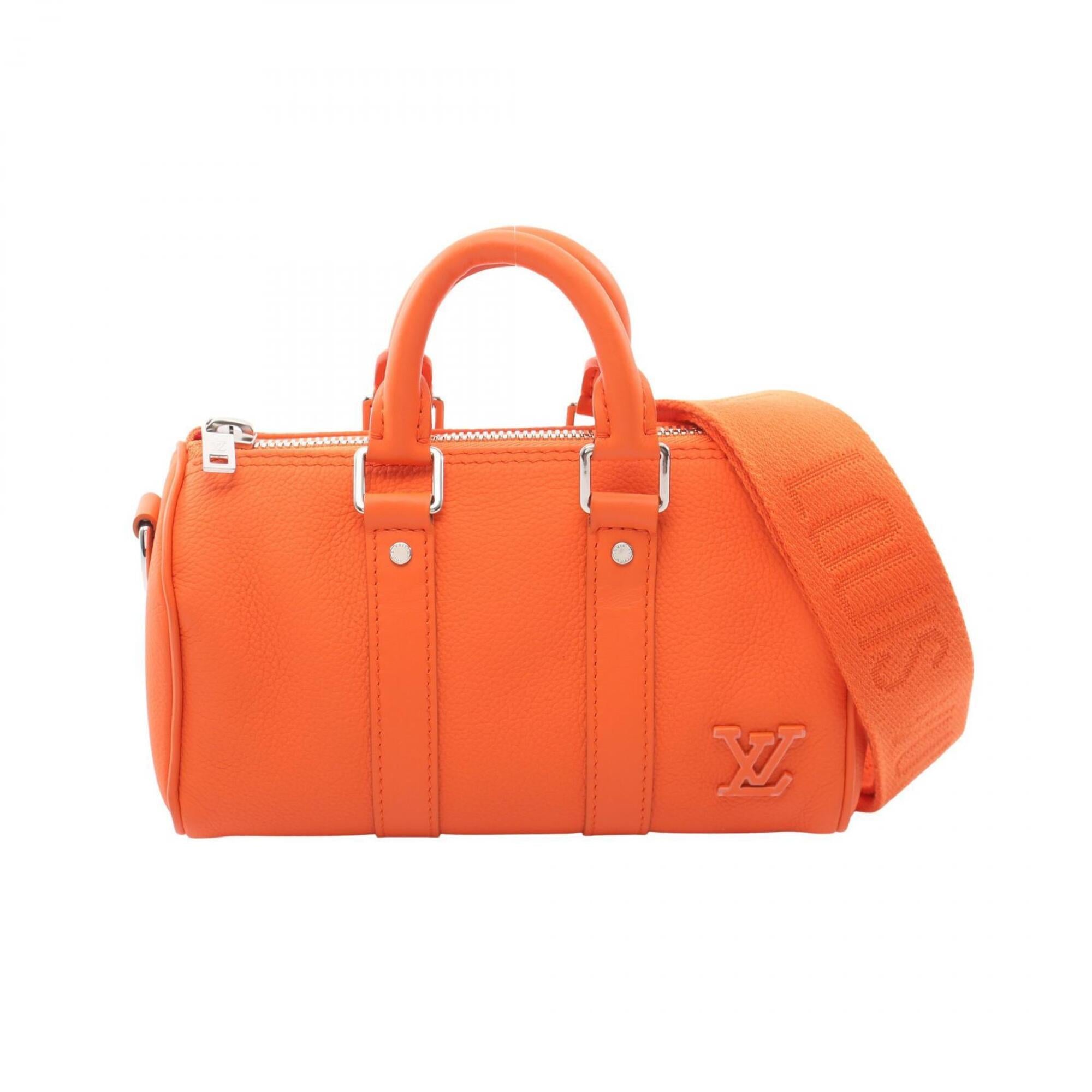 Louis Vuitton Red Color Leather Handbag (Pre-Owned)