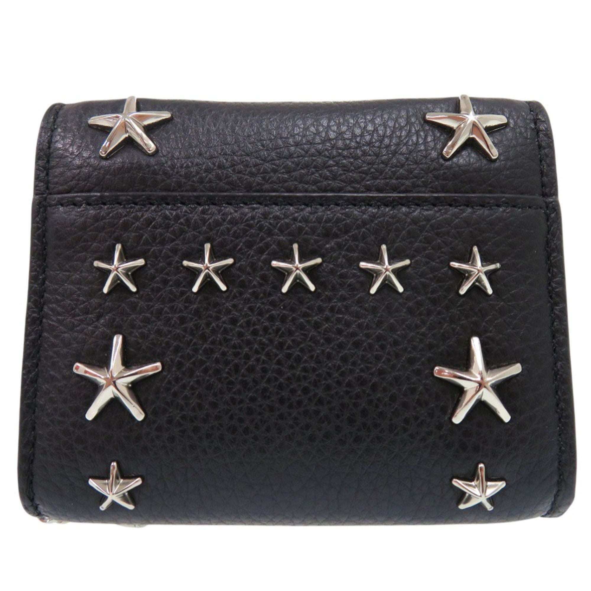 Jimmy Choo Black Leather Clutch Bag (Pre-Owned)