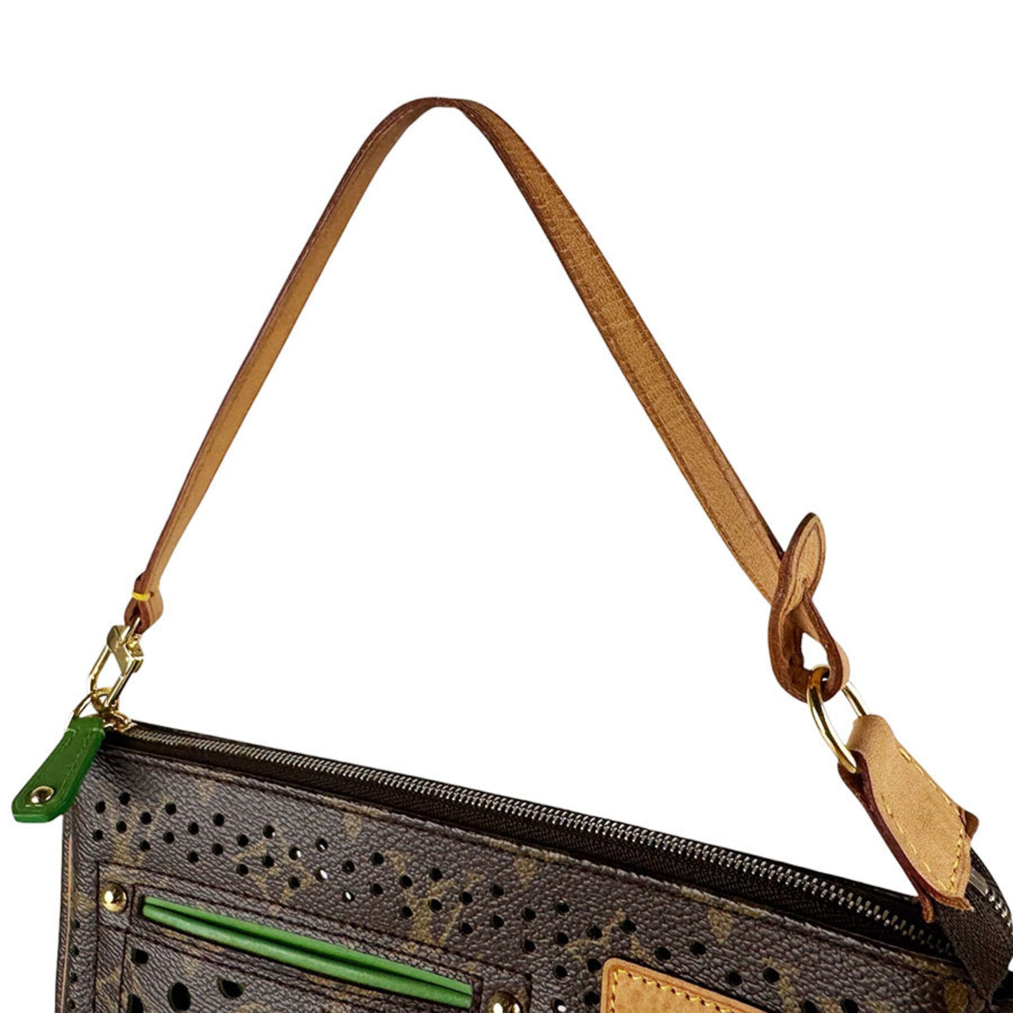 Louis Vuitton Monogram Vert Monogram Handbag Pochette (Pre-Owned)