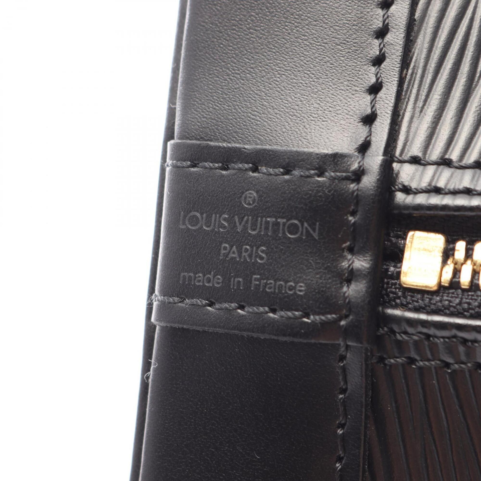 Louis Vuitton Black Noir Epi Leather Handbag (Pre-Owned)