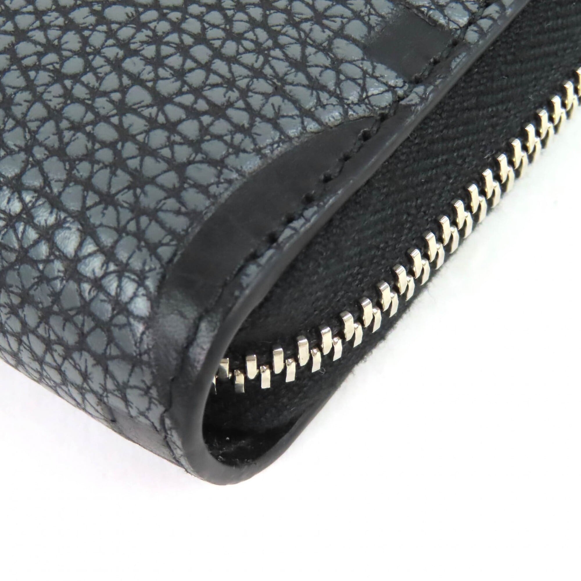 Gucci Black Gray Leather (Pre-Owned)