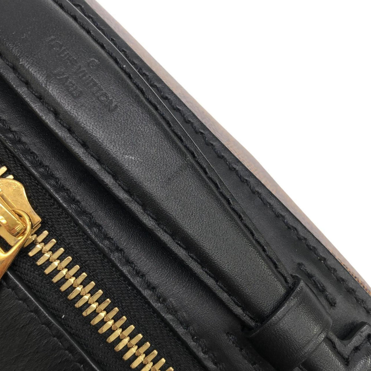 Louis Vuitton Black Ebene Coated Canvas Shoulder Bag (Pre-Owned)