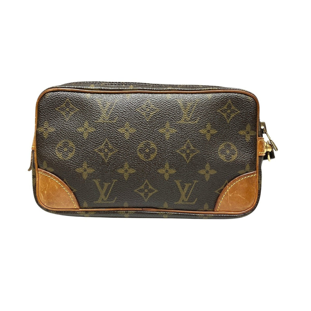 Louis Vuitton Monogram Brown Monogram Clutch Bag (Pre-Owned)