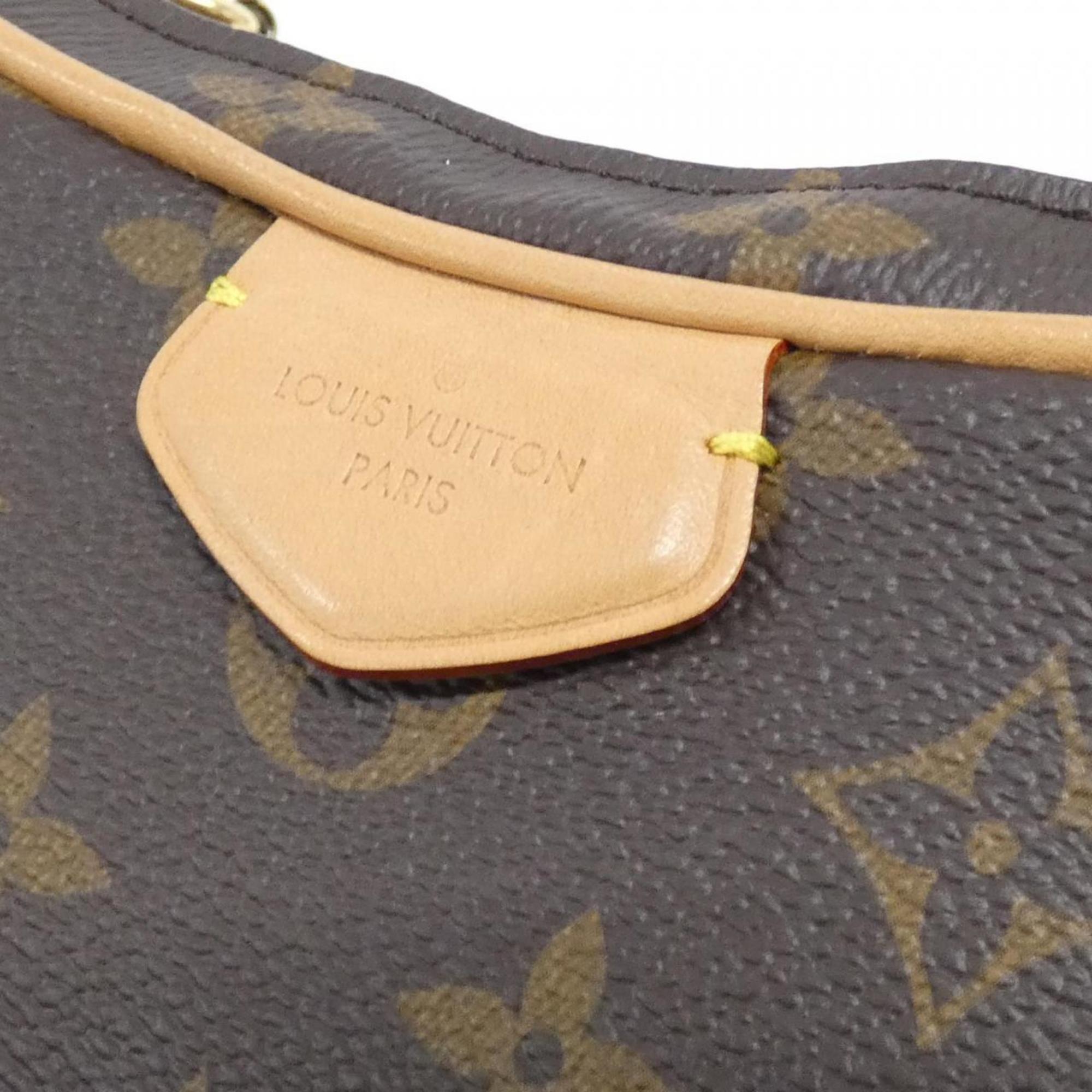 Louis Vuitton Marron Coated Canvas Pouch Shoulder Bag (Pre-Owned)