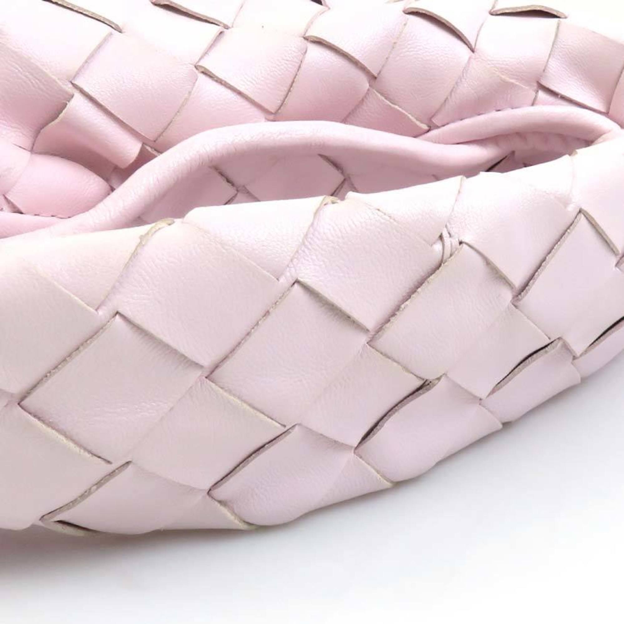 Bottega Veneta Light Pink Intrecciato Handbag Shoulder Bag (Pre-Owned)