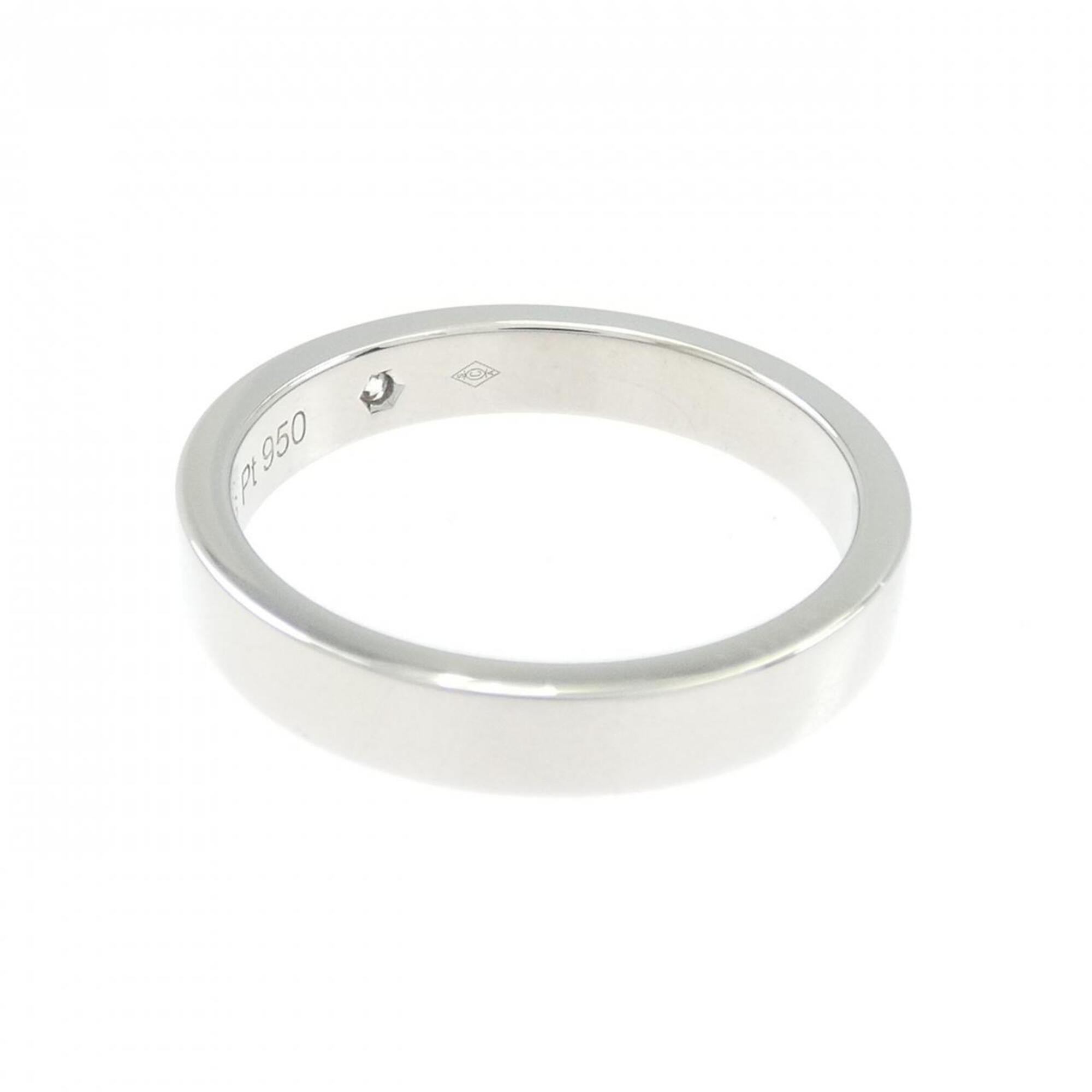 Cartier Platinum Platinum 950 Band Ring (Pre-Owned)