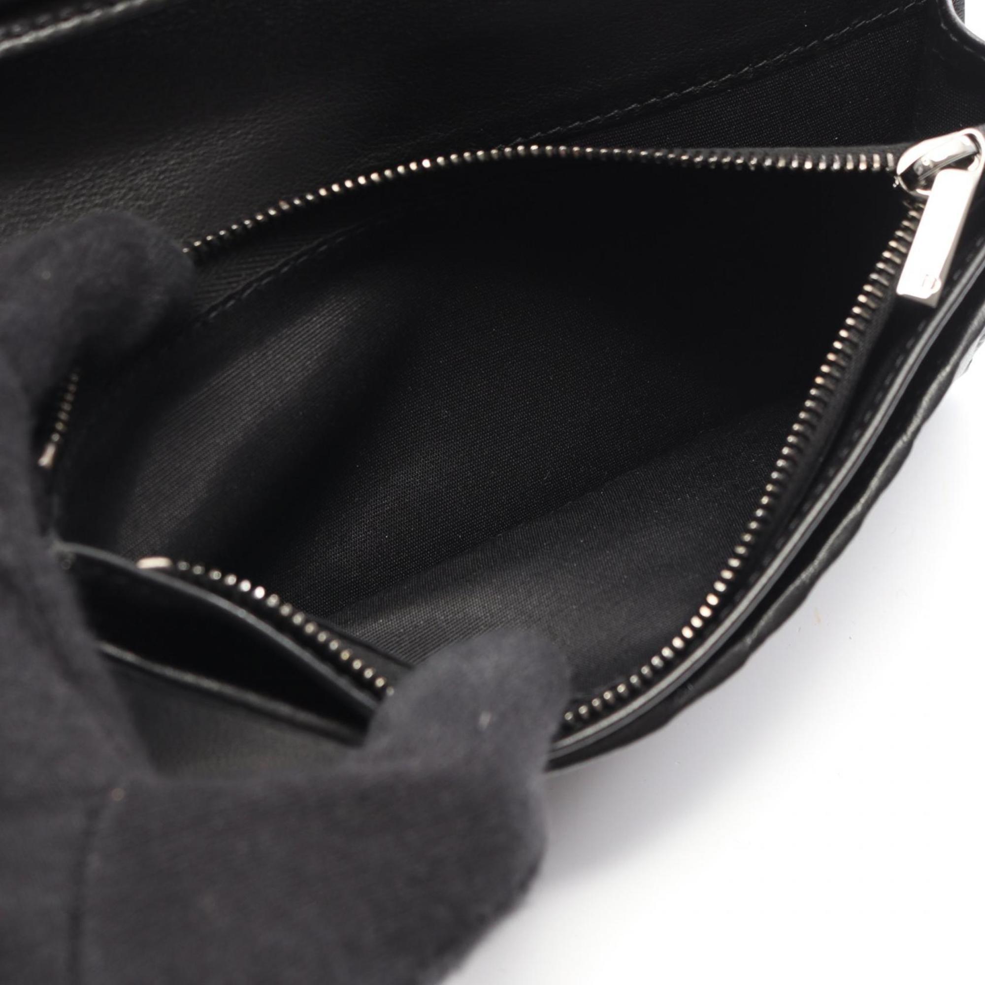 Christian Dior Black Canvas Long Wallet (Bi-Fold) (Pre-Owned)