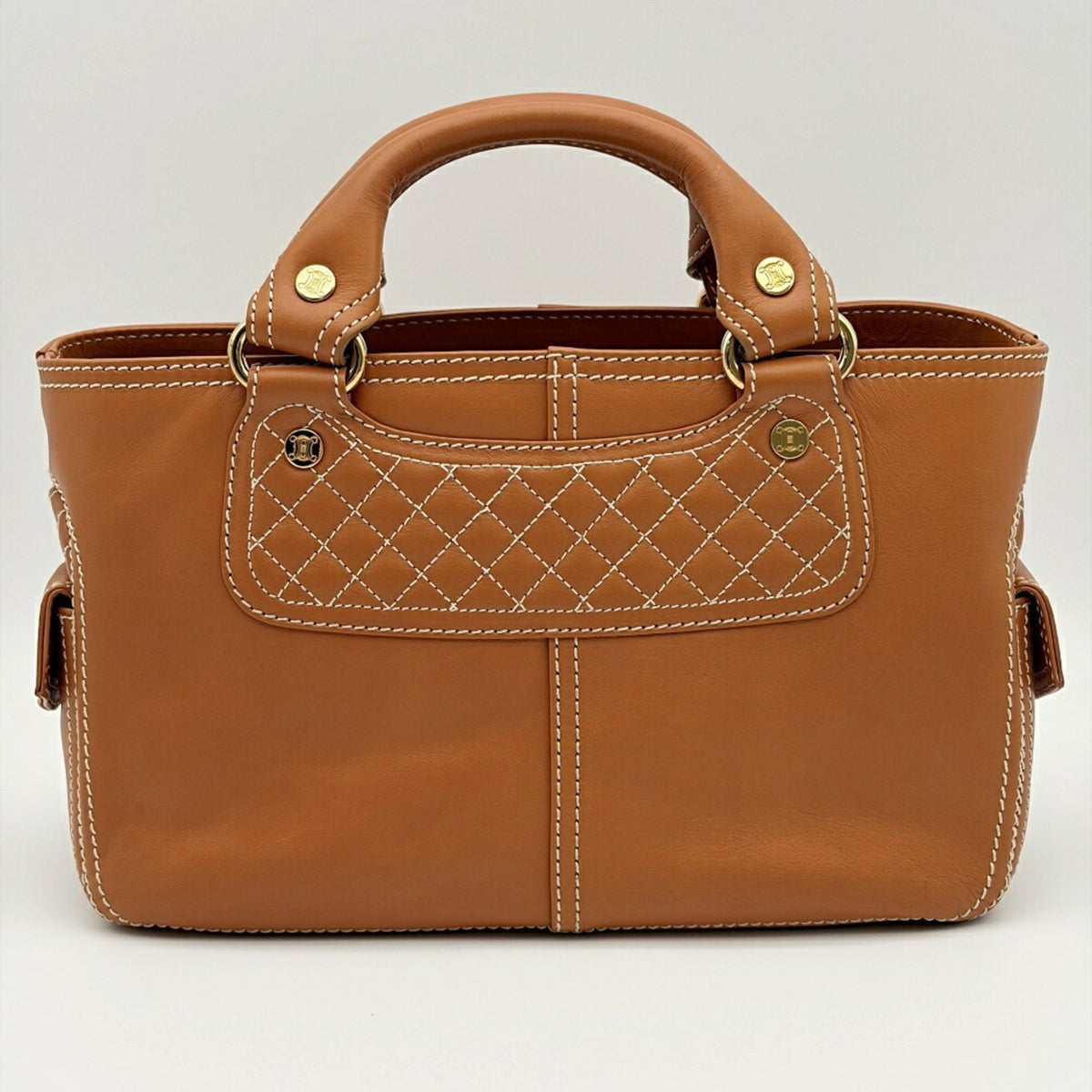 Celine Brown Camel Leather Handbag (Pre-Owned)