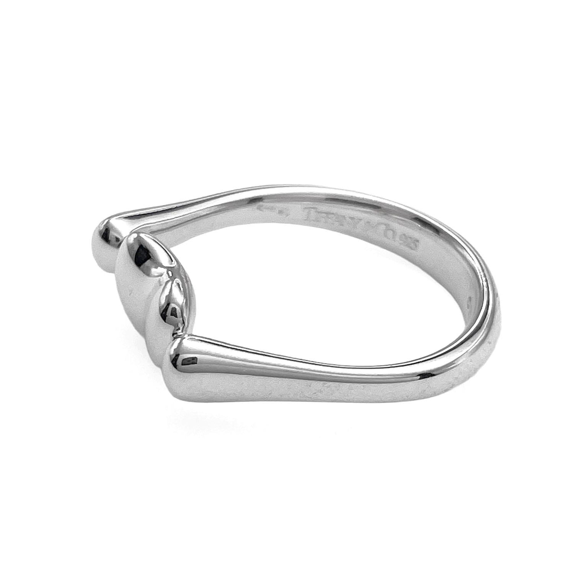 Tiffany Silver Silver 925 Band Ring (Pre-Owned)