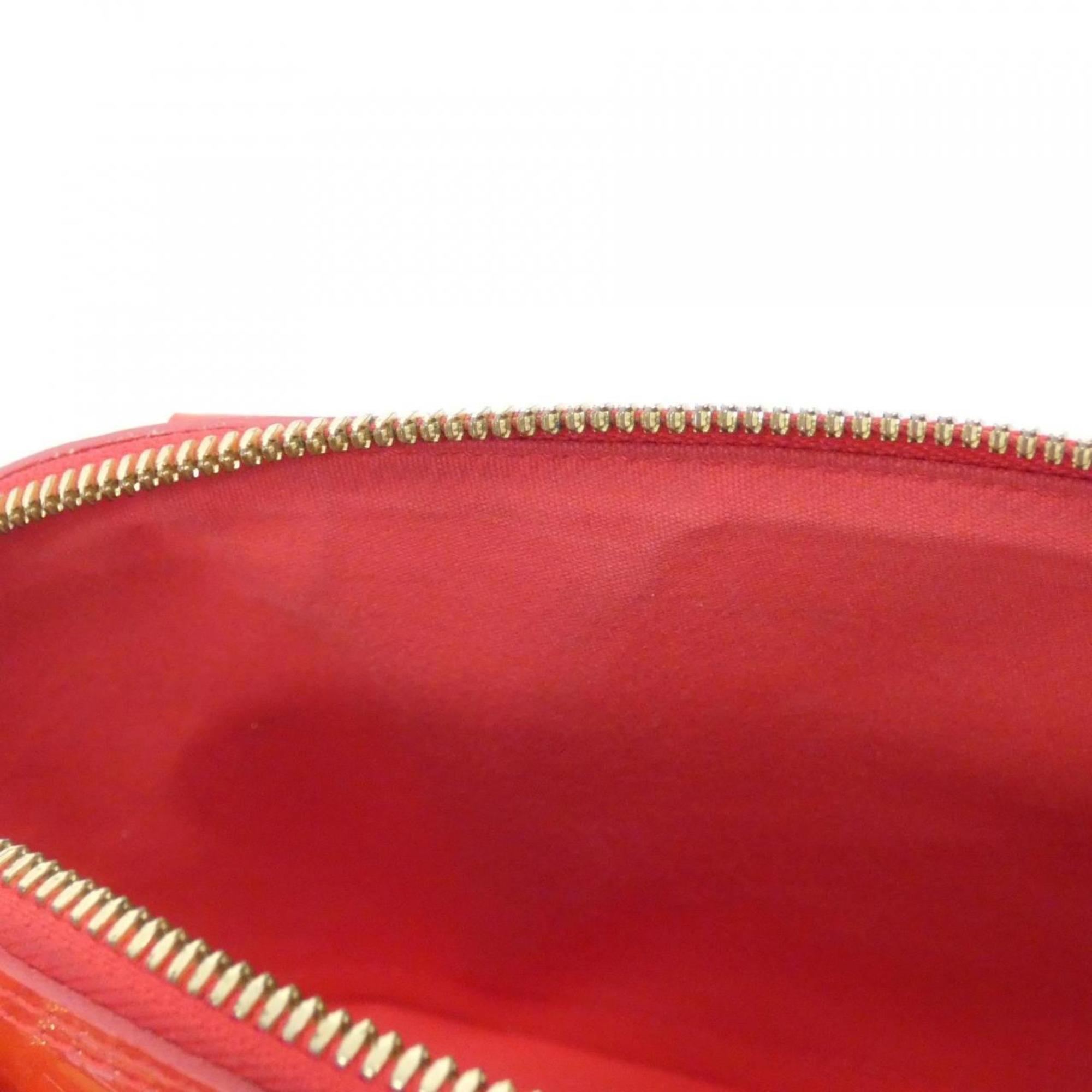 Louis Vuitton Vernis Rouge Grenadine Leather Handbag (Pre-Owned)