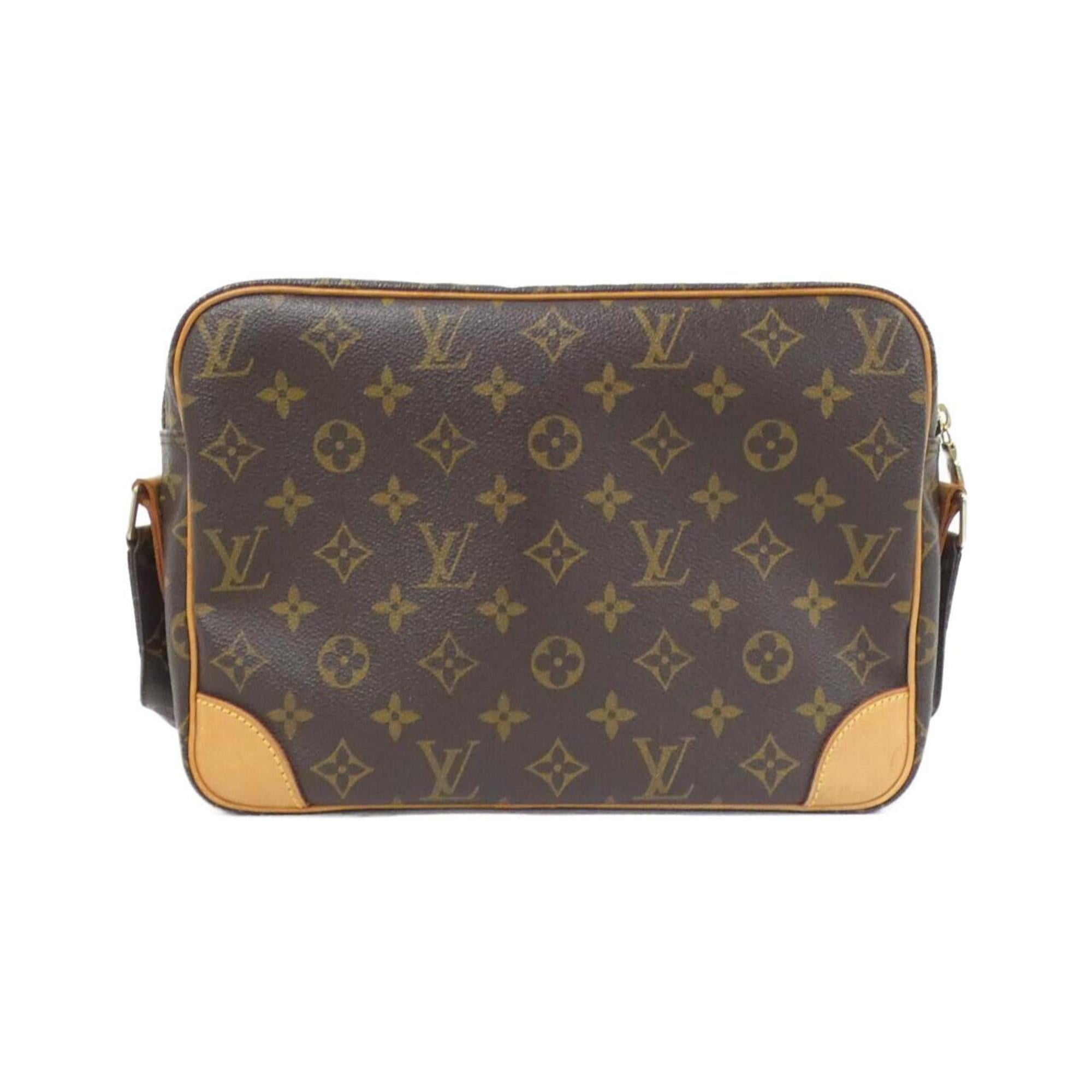 Louis Vuitton Brown Coated Canvas Shoulder Bag (Pre-Owned)