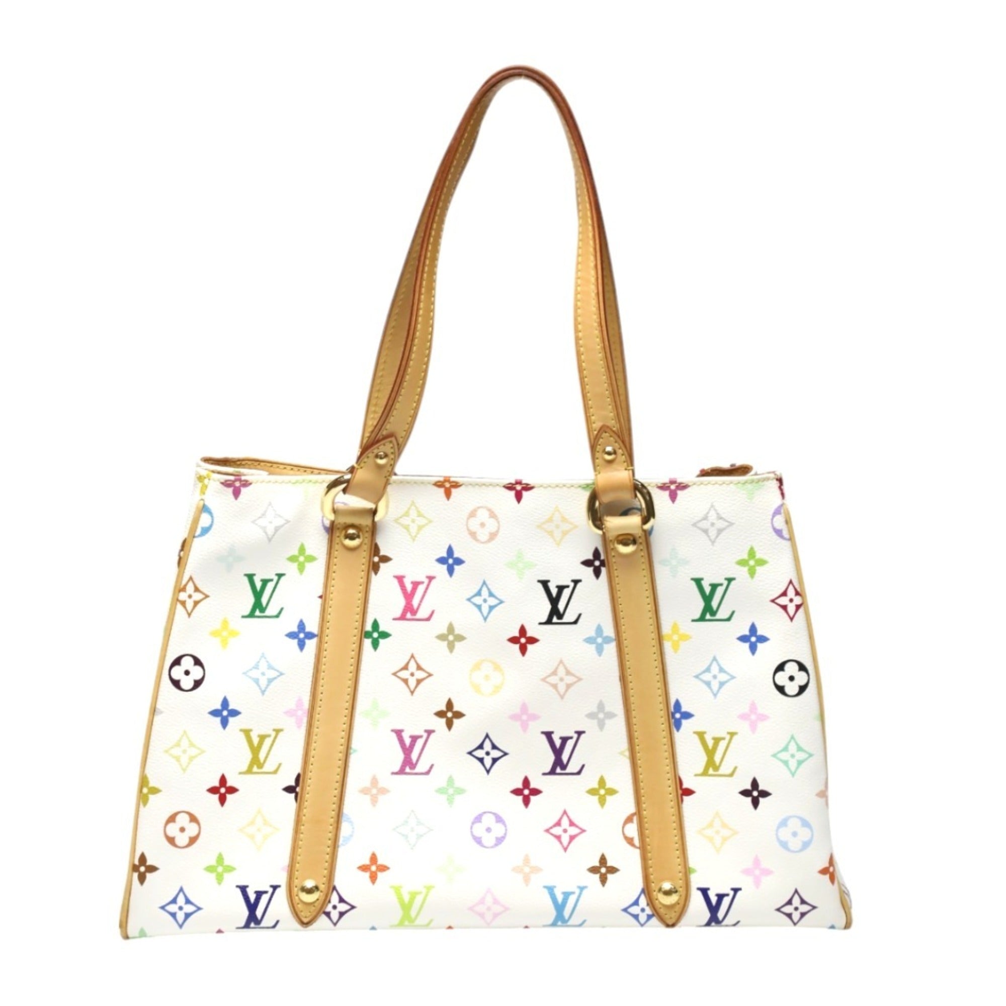 Louis Vuitton Blanc Multi-Color Monogram Multicolore Handbag (Pre-Owned)