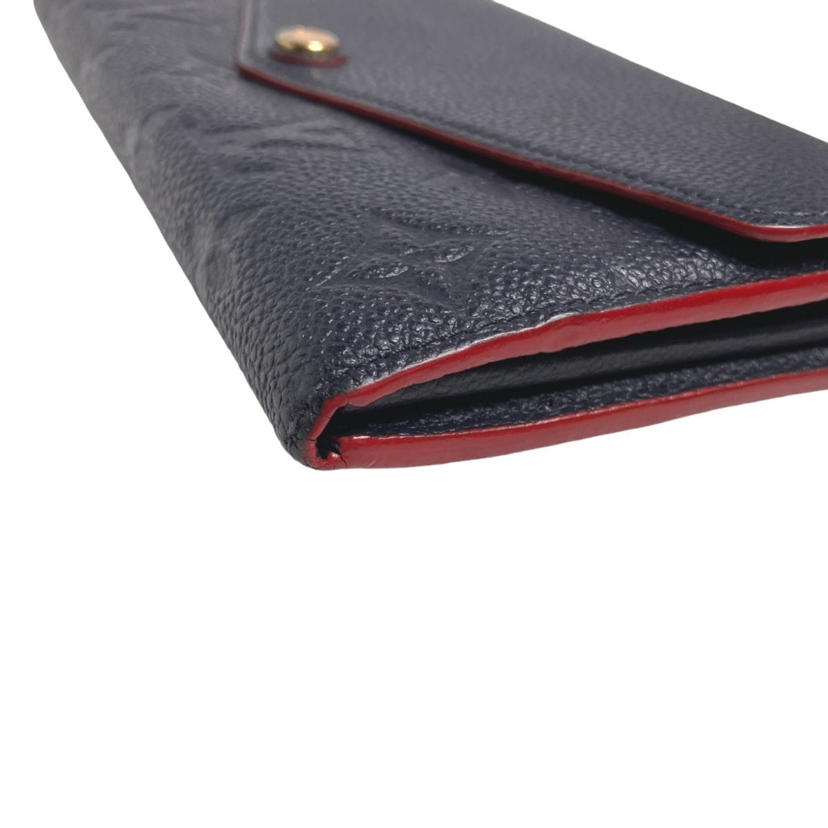 Louis Vuitton Marine Rouge Monogram Empreinte Long Wallet (Bi-Fold) (Pre-Owned)