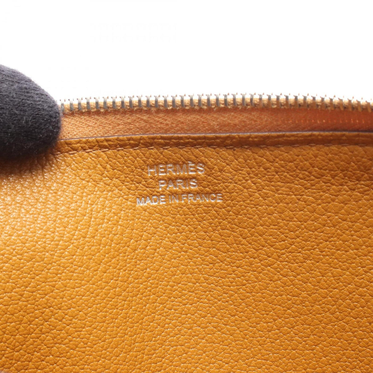 Hermes Brown Caramel Togo Leather Long Wallet (Bi-Fold) (Pre-Owned)