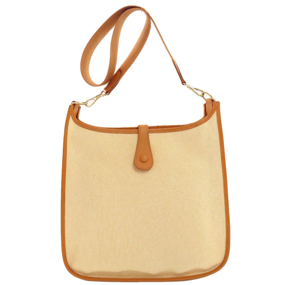 Hermes Beige Toile H Shoulder Bag (Pre-Owned)