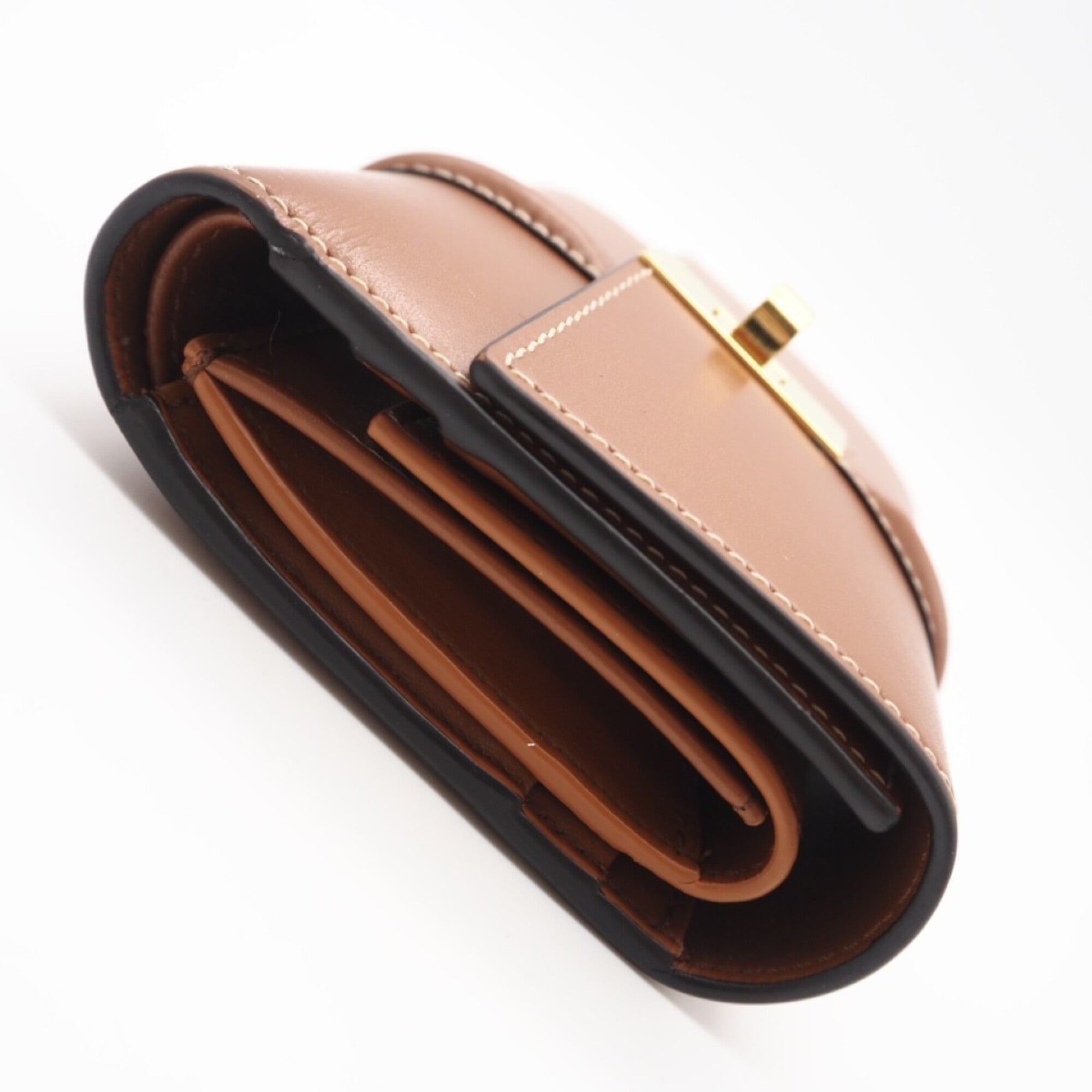 Celine Brown Leather Wallet (Tri-Fold) (Pre-Owned)