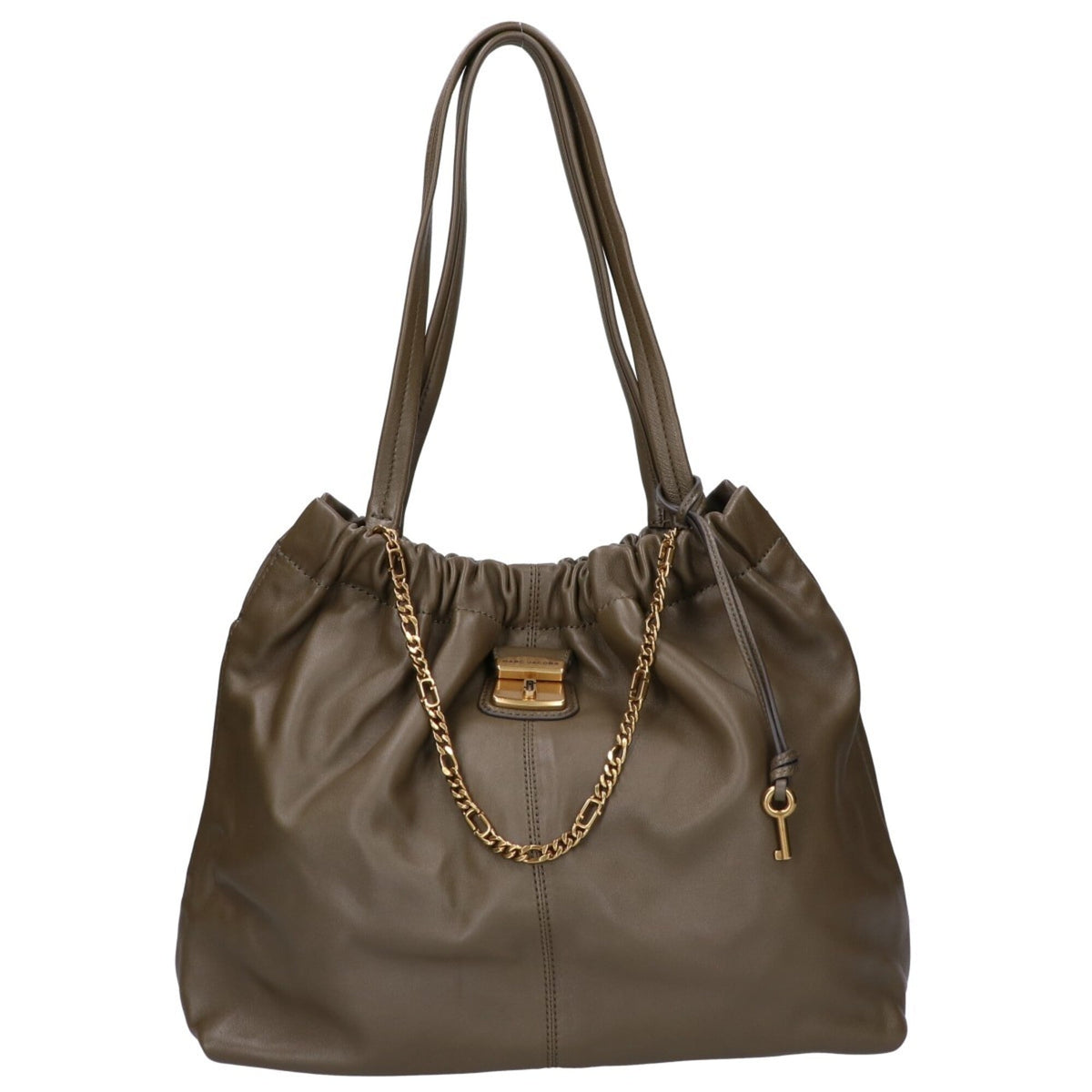 Marc Jacobs Khaki Leather Tote Bag (Pre-Owned)