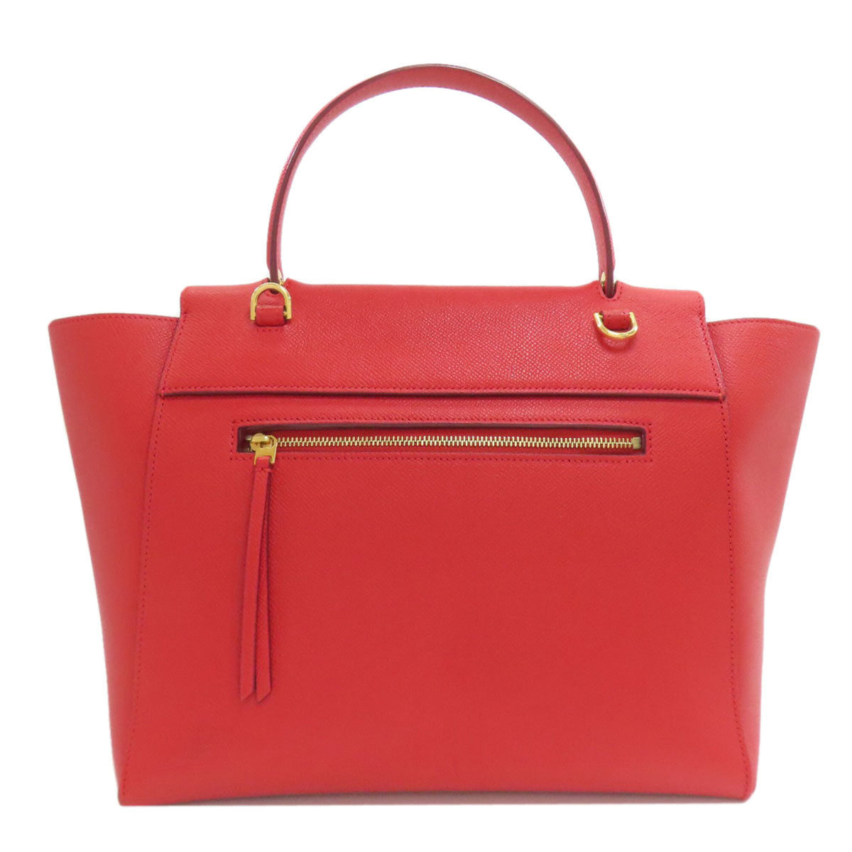 Celine Red Color Leather Handbag (Pre-Owned)