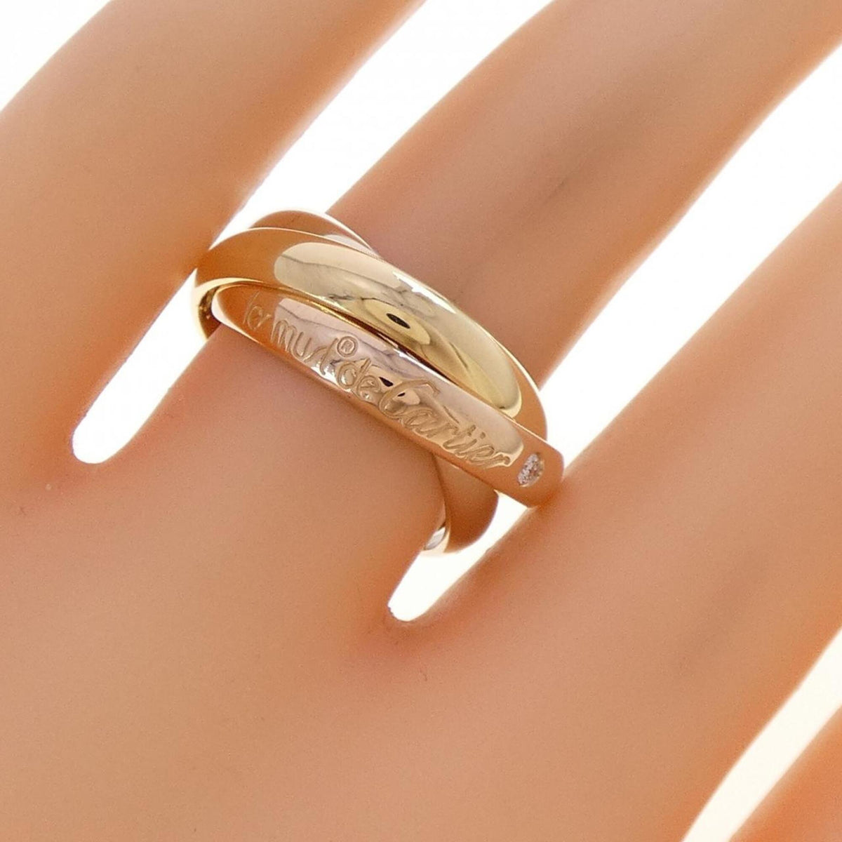 Cartier Yellow Gold (18K) Pink Gold (18K) White Gold (18K) Band Ring (Pre-Owned)