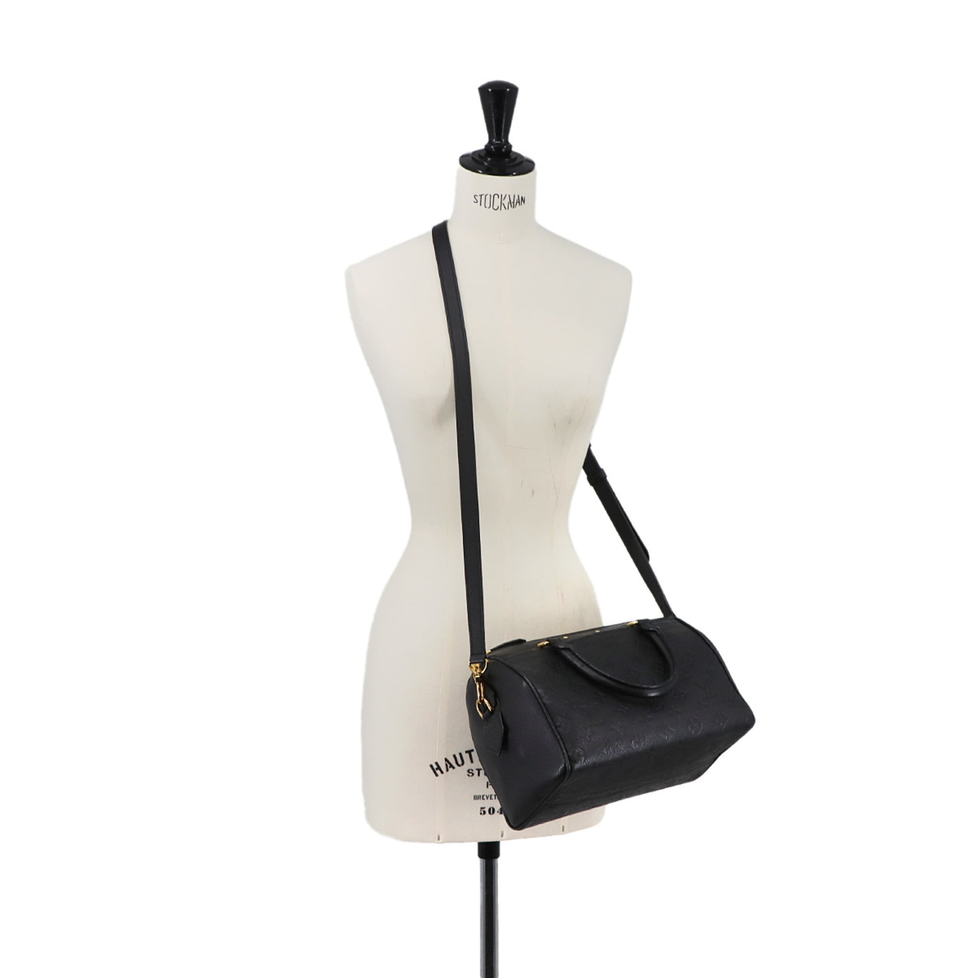 Louis Vuitton Monogram Empreinte Noir Monogram Empreinte Handbag (Pre-Owned)