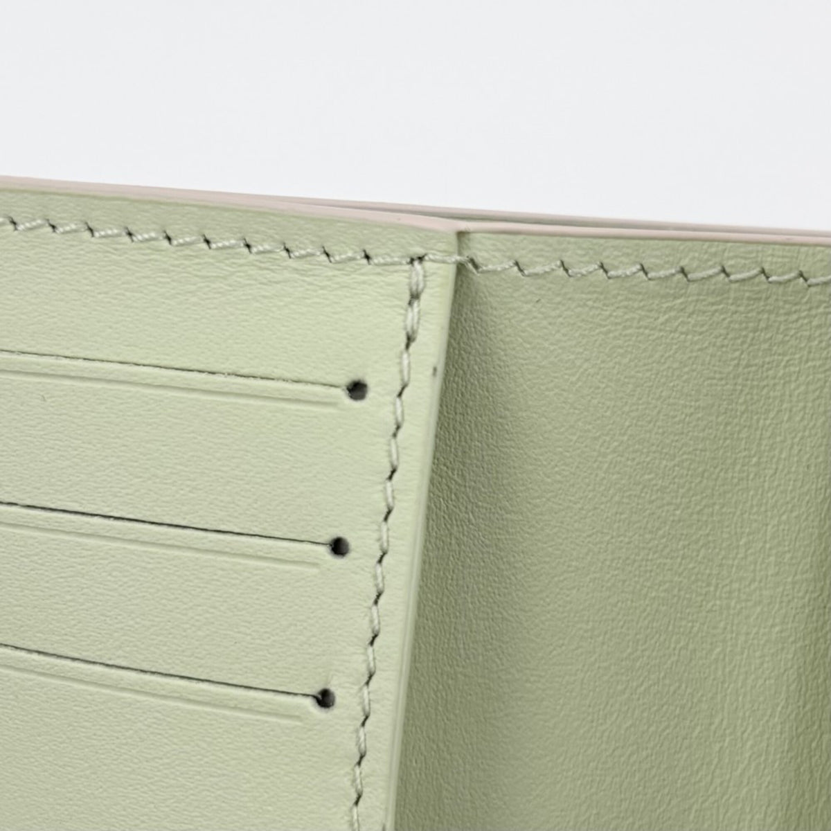 Louis Vuitton Beige Monogram Mahina Leather Wallet (Tri-Fold) (Pre-Owned)