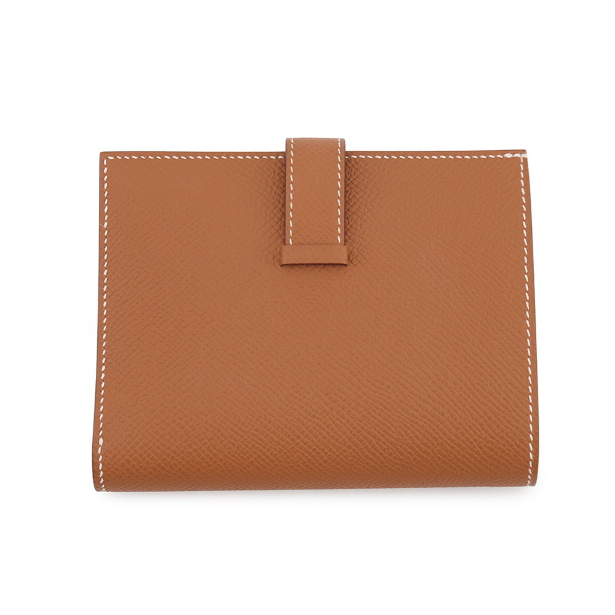 Hermes Gold Epsom Leather Wallet (Bi-Fold) (Pre-Owned)