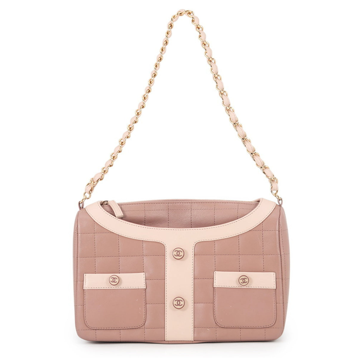 Chanel Pink Handbag Shoulder Bag (Pre-Owned)