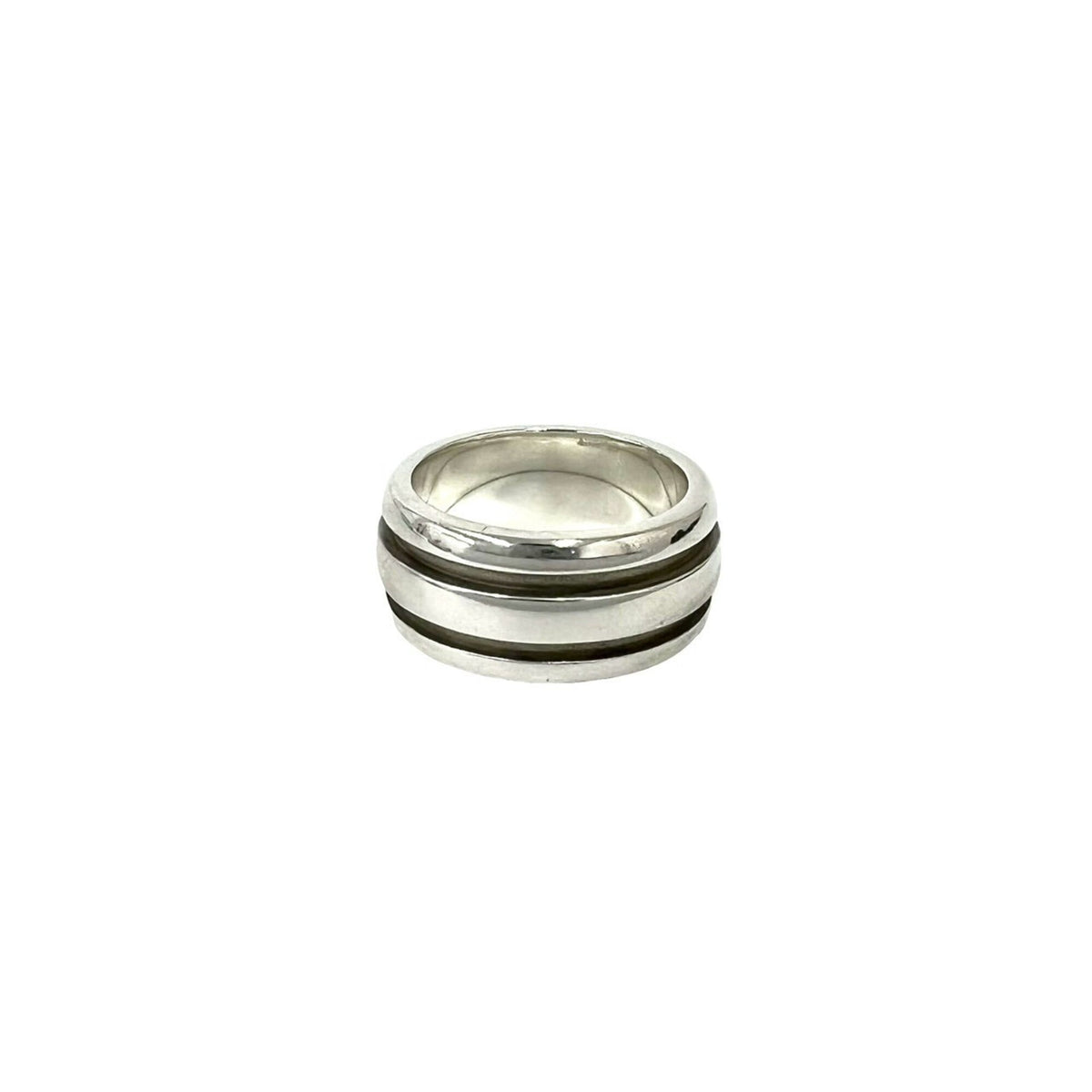 Tiffany Silver Silver 925 Band Ring (Pre-Owned)