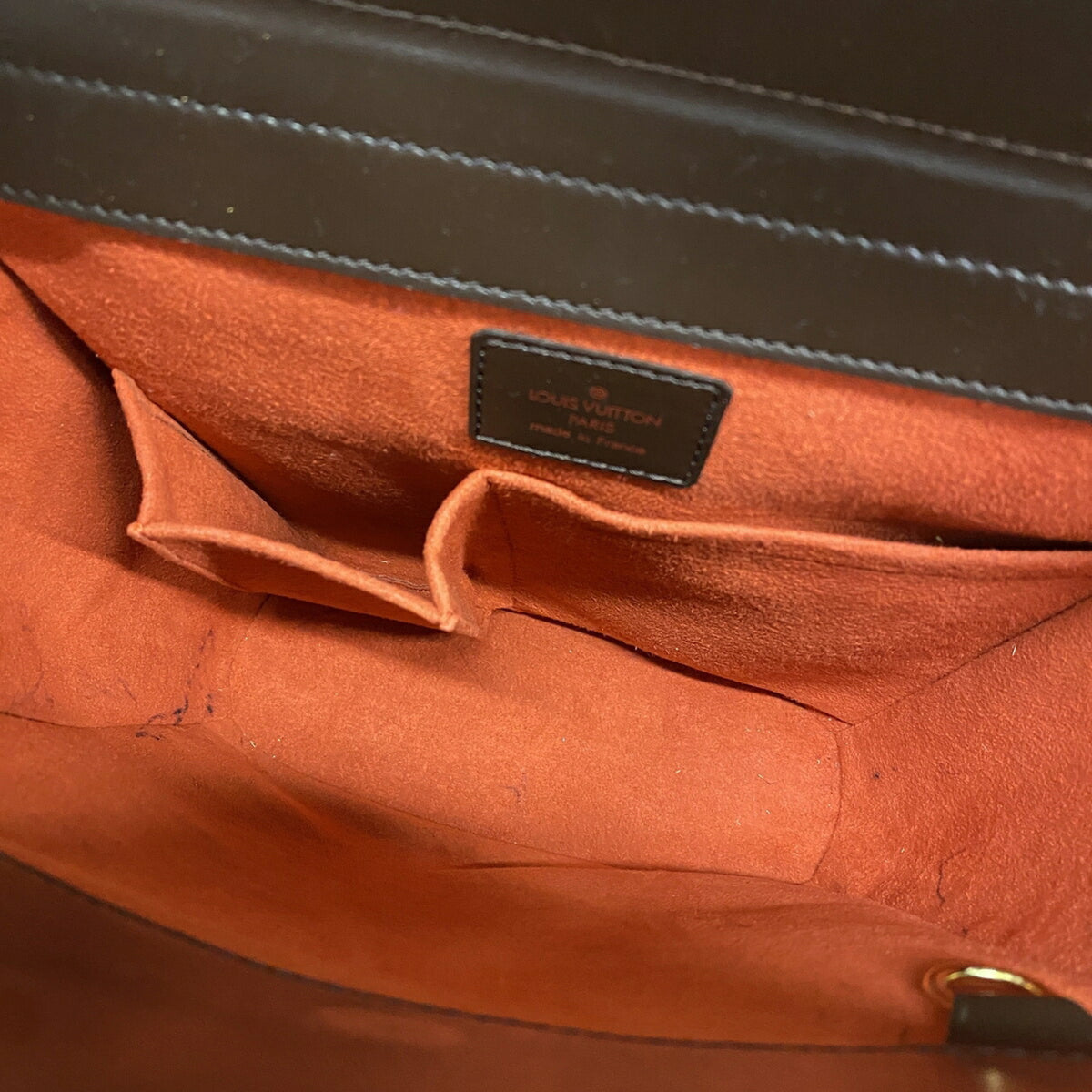 Louis Vuitton Ebene Handbag (Pre-Owned)