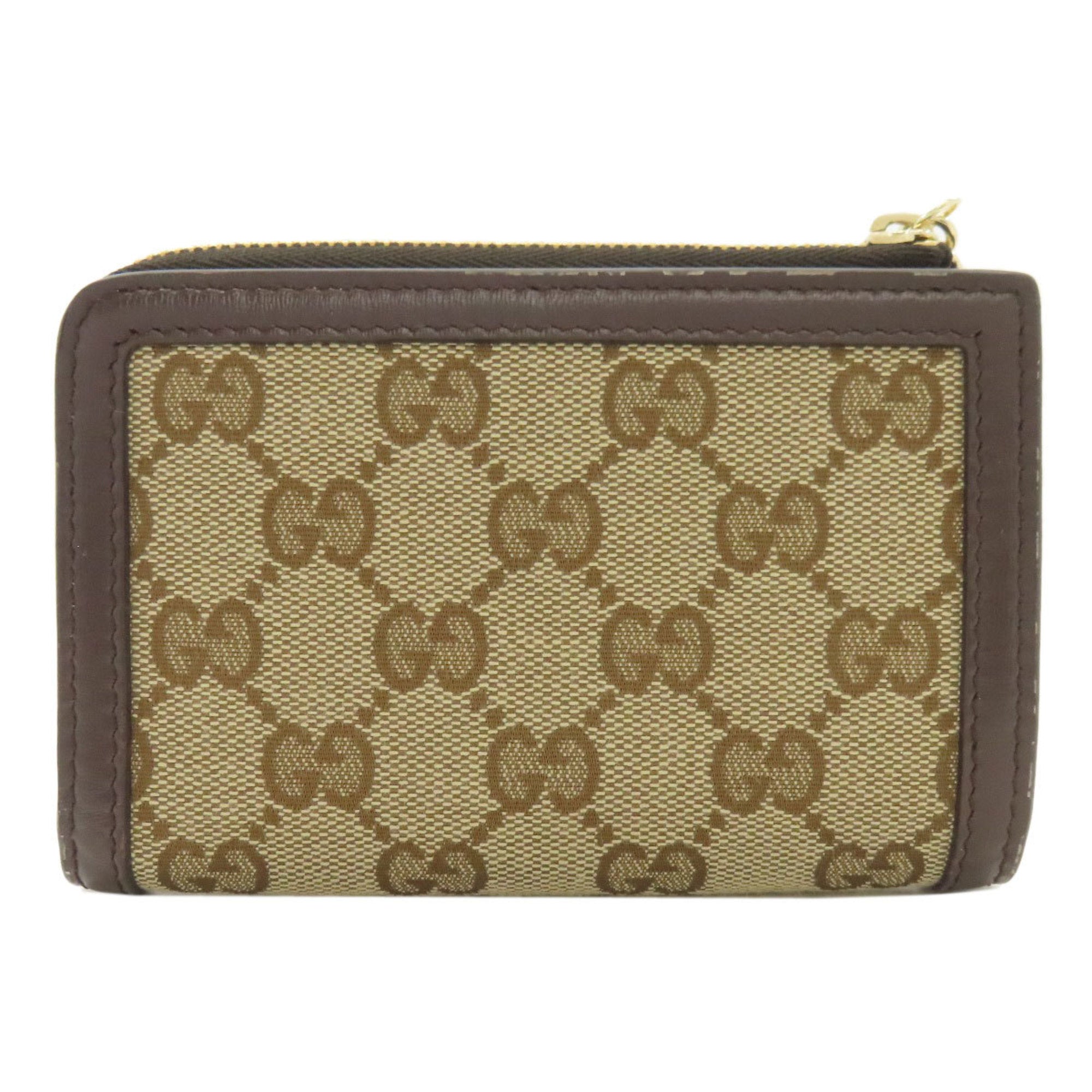 Gucci Brown Canvas Wallet (Bi-Fold) (Pre-Owned)