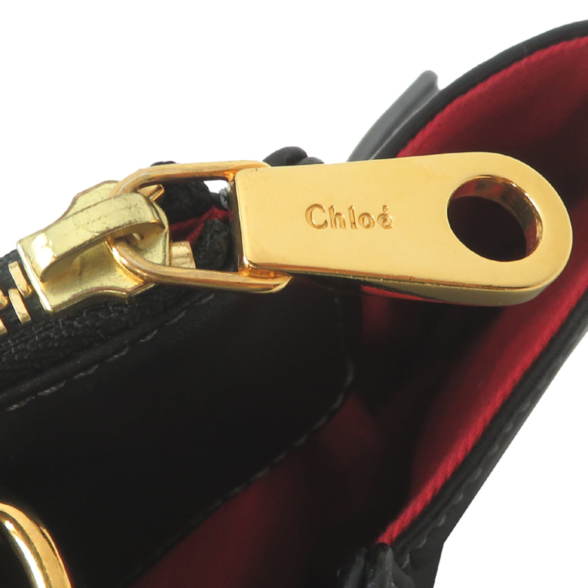 Chloé Black Leather Tote Bag (Pre-Owned)