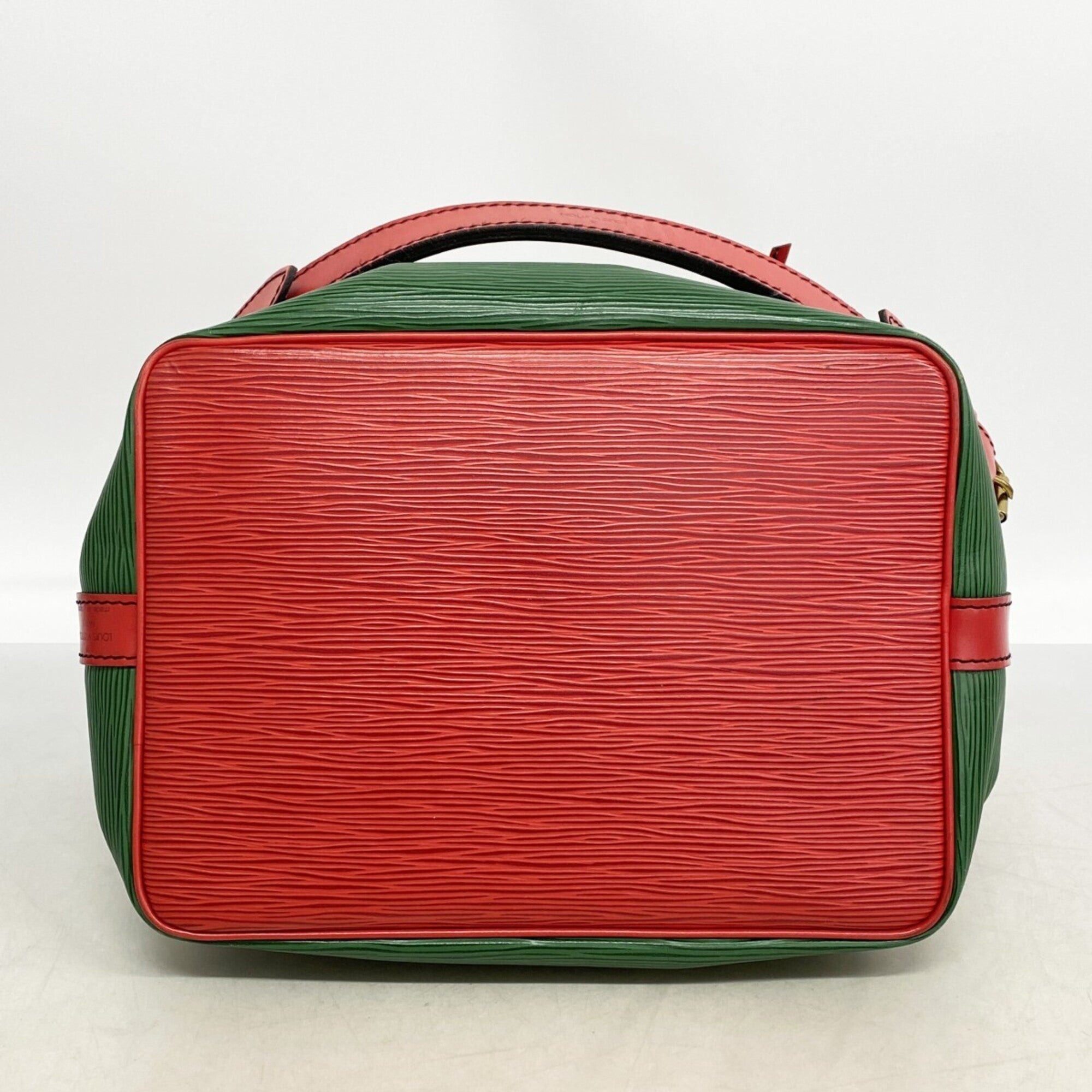 Louis Vuitton Borneo Green Castilian Red Shoulder Bag (Pre-Owned)