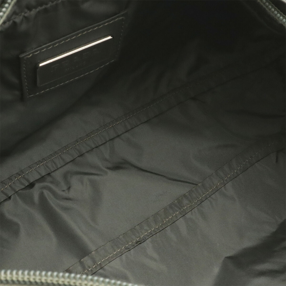 Prada Gray Nylon Sling Bag (Pre-Owned)