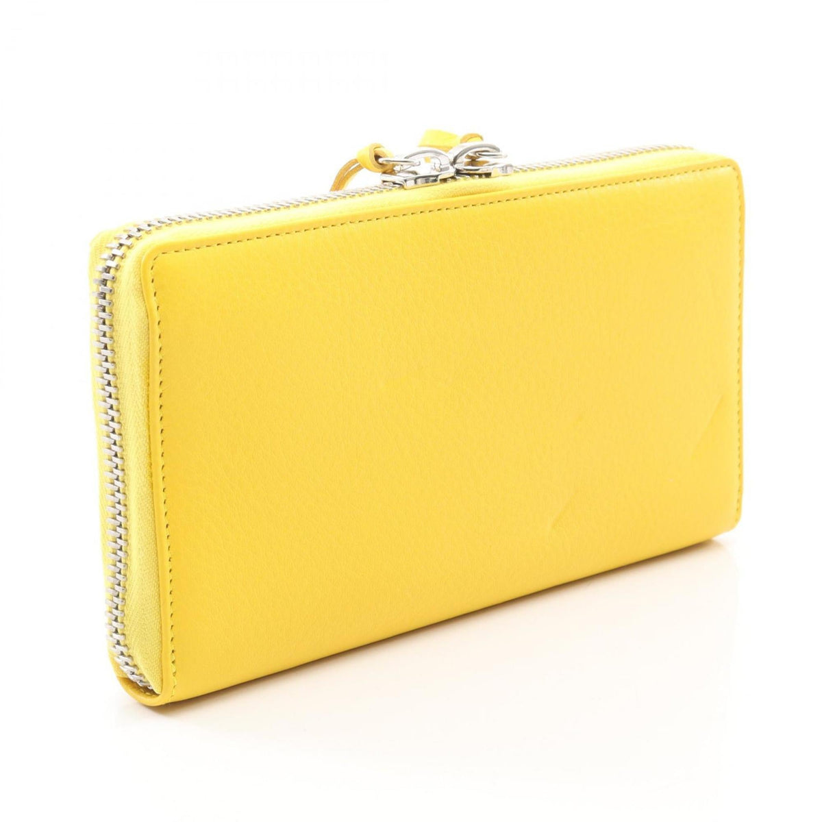 Balenciaga Yellow Leather Long Wallet (Bi-Fold) (Pre-Owned)