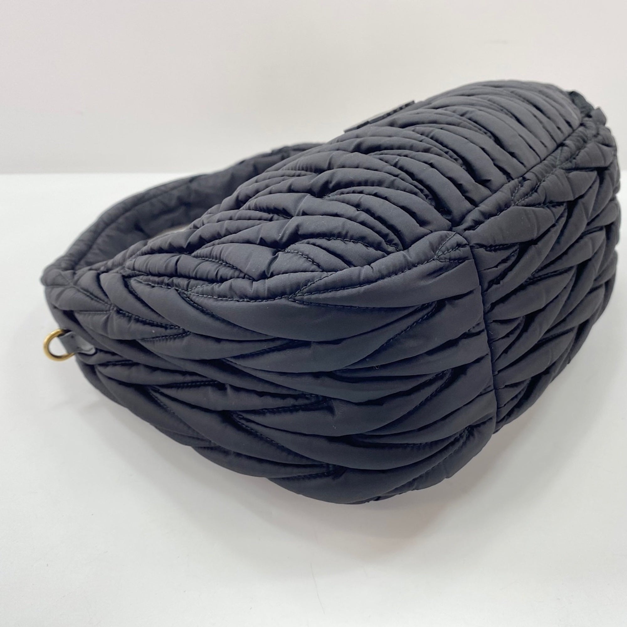 Miu Miu Black Nylon Handbag (Pre-Owned)