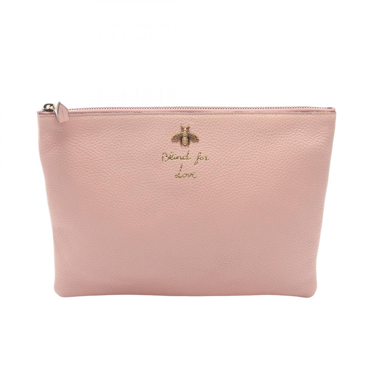 Gucci Pink Leather Clutch Bag (Pre-Owned)