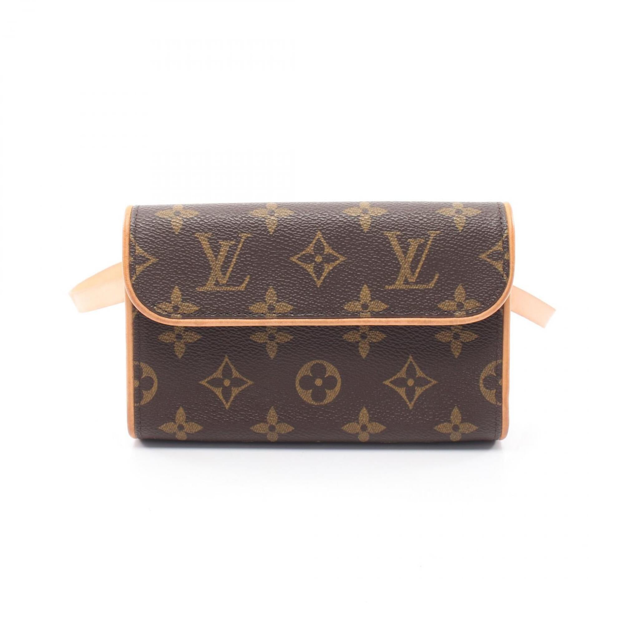 Louis Vuitton Brown Pvc Leather Fanny Pack Handbag (Pre-Owned)